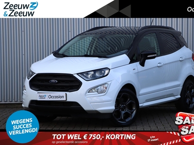 FORD ECOSPORT 1.0 EcoBoost ST-Line Black Automaat | Trekhaak | Winterpack | Navigatie | Climate Control | Cruise Control | Keyless Entry | Parkeersensoren achter |