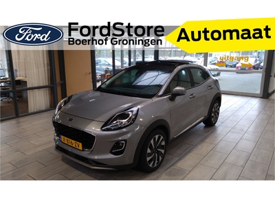 FORD PUMA EcoBoost Hybrid 155 pk Titanium | Winter Pack | Camera| Pano | Adapt. Cruise | Navi | LED | El. a. klep | Garantie tm 2027