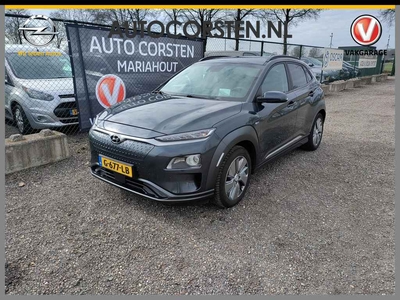 Hyundai Kona EV 64 kWh Adap.Cruise Bordherk. Blindspot Dab Stoel-/Stuurverw. Navi Apple/Android Led Priv.Glass Usb Pdc Dakrails Isofix Tel. E