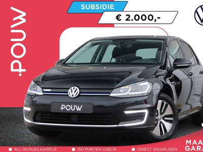 VOLKSWAGEN GOLF e-Golf 136pk E-DITION | Navigatie | Verwarmbare Voorruit | Active Info Display