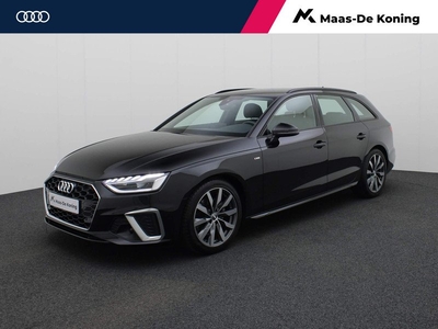 Audi A4 Avant 40 TFSI/190PK S Line Leder/stof · Drive select · Parkeersensoren + camera