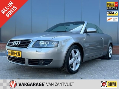 Audi A4 Cabriolet 2.4 V6 Exclusive (12 mnd BOVAG garantie)