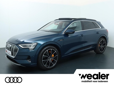 Audi e-tron e-tron 55 quattro advanced Pro Line Plus 95 kWh | 360 PK | Elektrisch Panoramadak | Camera zicht rondom | Stoelverwarming |