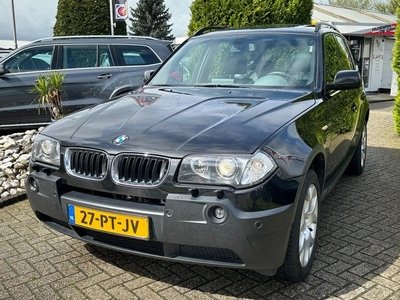 BMW X3 3.0I High Exe 2004 Zwart Panoramadak Youngtimer