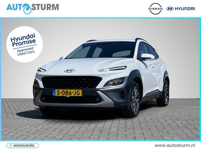 Hyundai Kona 1.6 GDI HEV Fashion | Navigatie | Camera | Apple Carplay/Android Auto | Head-Up Display | Premium Audio | Adapt. Cruise Control | Dodehoek Detectie | Rijklaarprijs!