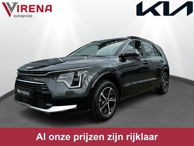 Kia Niro 1.6 GDi Hybrid DynamicPlusLine - Nieuw uit voorraad leverbaar - Navigatie - Schuif-/kanteldak - Stoel-/stuurverwarming - Fabrieksgarantie tot 04-2031