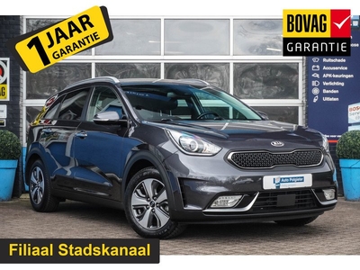 Kia Niro 1.6 GDi Hybrid SportsLine | + Zommer wielen | Navi | Voorstoelen verwarmd en verkoeld | Lederen bekleding | 12 maand BOVAG Garantie |