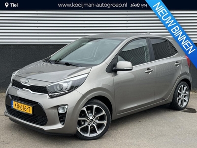 Kia Picanto 1.0 CVVT Design Edition | Nieuw geleverd | 1ste eigenaar | Dealer onderhouden | Lederen bekleding | Climate control | Cruise control | BTW-auto | Navigatie | Camera |