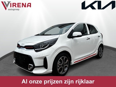 Kia Picanto 1.0 DPi GT-Line - Nieuw uit voorraad leverbaar - Navigatie - Leder - Cruise Control - LM Velgen - Fabrieksgarantie tot 04-2031