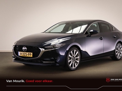 Mazda 3 2.0 e-SkyActiv-X M Hybrid 180 Luxury | HEAD-UP | LEDER | ACC | NAVIGATIE | DAB | APPLE | CAMERA | TREHAAK AFN.