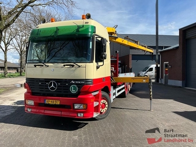 Mercedes-Benz ACTROS 2640 6x2 open laadbak met Hiab 200-3