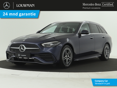 MERCEDES C-KLASSE Estate 180 AMG Line | Premium pakket | Trekhaak | Parkeerpakket met 360°-camera | EASY PACK achterklep | Memorypakket | KEYLESS GO | Dodehoekassistent | Stoelverwarming vooraan |