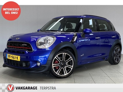 MINI Countryman 1.6 John Cooper Works Chili/ 218 PK!/ AWD!/ Harman-Kardon/ Panorama-Dak/ Bi-Xenon/ Zwarte-hemel/ 18'' LMV/ Navi/ Cruise/ Bluetooth/ Multi. Sportstuur/ Chroom/ PDC/ Dakrails/ LED Mistl.