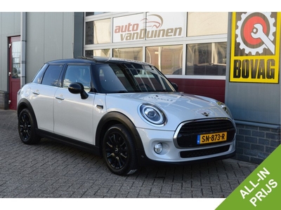 MINI Mini 1.5 Cooper Chili O.a: Clima, Pano, Cruise, DAB, Navi, Stoelverw, Etc. All-in prijs!