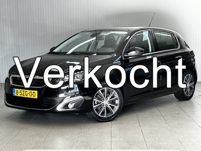 Peugeot 308 1.6 THP Première/ Panorama-Dak!/ LED/ 17''LMV/ Keyless Entry+GO/ Clima/ Navi/ Cruise/ Bluetooth/ Multi.LEDER.Stuur/ Elek.Pakket/ Isofix/ PDC V+A.