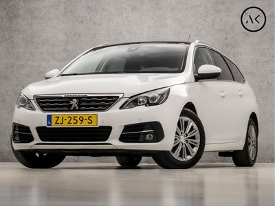 Peugeot 308 SW 1.2 PureTech Sport (PANORAMADAK, APPLE CARPLAY, NAVIGATIE, 360 CAMERA, GETINT GLAS, SPORTSTOELEN, LANE ASSIST, LEDER, DAB+, NIEUWSTAAT)