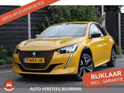 Peugeot e-208 EV GT Pack € 314,- private lease Leder Alcantara, Stoelverwarming, Navigatie, Lichtmetalen velgen, Achteruit-rij-camera, Parkeerhulp voor en achter