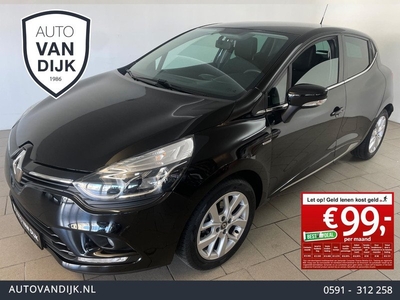 Renault Clio 1.5 dCi Ecoleader Limited AIRCO NAVI CRUISE ELEK RAMEN CENT VERG VELGEN LAGE KM STAND PRIVACYGLAS NIEUWSTAAT