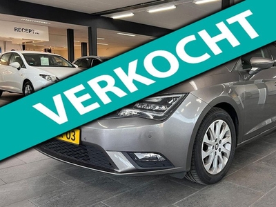 Seat Leon ST 1.6 TDI Style Business Ecomotive leer led navigatie clima cruise controle trekhaak stoelverwarming lm-velgen dealeron