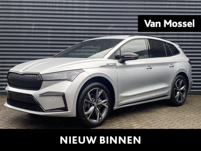 Skoda Enyaq iV 60 Sportline Business 58 kWh 180 PK | Automaat | Matrix LED Koplampen | Navigatie | Achteruitrijcamera | Climate Control | Cruise Control | Parkeersensoren | Privacy Glass | Lichtmetalen velgen | DIRECT LEVERBAAR! |