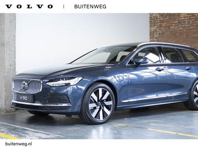 Volvo V90 T6 Recharge AWD Ultimate Bright | Panoramadak | Harman Kardon audio | 360º camera | Stoel- en stuurverwarming | Verwarmbare achterbank