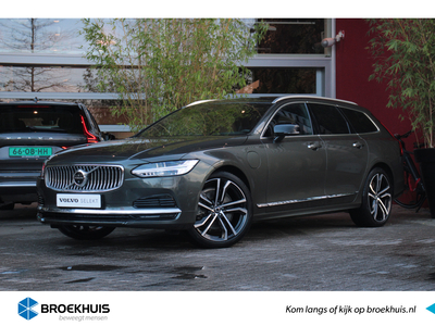 VOLVO V90 T8 AWD Inscription | Polestar Optimalisatie | Trekhaak | 360° Camera | Head-Up Display | Bowers&Wilkins Audio | Stuur- en stoelverwarming/verkoeling | BLIS | Schuifdak