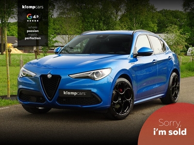 Alfa Romeo Stelvio 2.0 T AWD Veloce | Carplay | 280PK | Nav | 21inch* | Eibach | Custom | Stverw | Leer