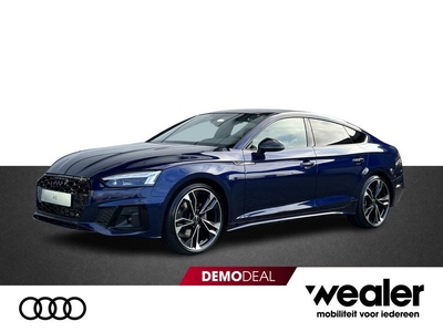 Audi A5 Sportback S edition Competition 35 TFSI 110 kW / 150 pk 7 versn. S-tronic | Optiekpakket Zwart plus | Audi Sound system | Matrix-LED | Lichtpakket plus ambient | Stoelverwarming | Glazen schuif/kantel dak | Sportstoelen incl. lendensteun | Parkeer