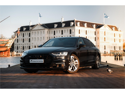 Audi A8 60 TFSIe Quattro Lang Pro Line Plus | B&O 3D Sound | ACC | Luchtvering | Servosluiting | 360 Camera | Panoramadak | 20'' Inch | Garantie t/m 23-04-2025 of 100.000km