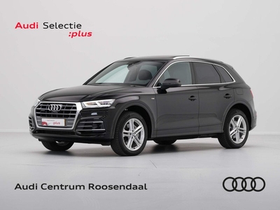 Audi Q5 50 TFSI e 300pk S-Tronic quattro S-Line edition Panorama Navigatie 360 Camera Stoelverwarming