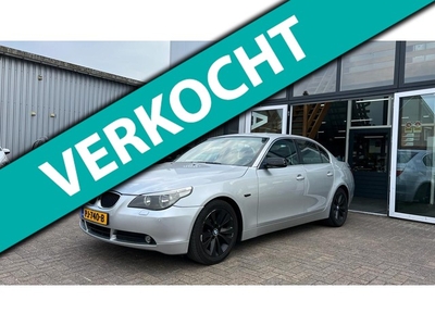 BMW 5-serie 523i Executive leer navi clima cruise controle lm-velgen elektrische pakket parkeersensoren stoelverwarming