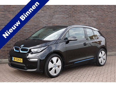 BMW i3 Basis 94Ah 33 kWh, airco, zwart, mooie en frisse auto, navigatie, cruise enz Zuiniger kan het niet!