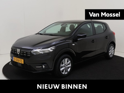 Dacia Sandero 1.0 TCe 90 PK Comfort Airco / Parkeersensoren Achter / Android Auto / Apple Carplay / 1ste eigenaar