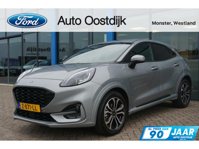 Ford Puma 1.0 EcoBoost Hybrid ST-Line X 125PK Camera Winterpack Adaptieve Cruise Blind Spot B&O Halfleder Navi Carplay Full LED Privacy Glass *Nieuwstaat*