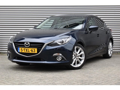 Mazda 3 2.0 GT-M, Airco, Ecc, Cruise, Leder, Navi, Trekhaak.