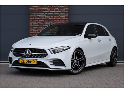 Mercedes-Benz A-Klasse 200 Business Solution AMG Line Aut7, Panoramadak, Keyless Go, Widescreen, Camera, Leder, Sfeerverlichting, Augmented Reality, Stoelverwarming, Etc.