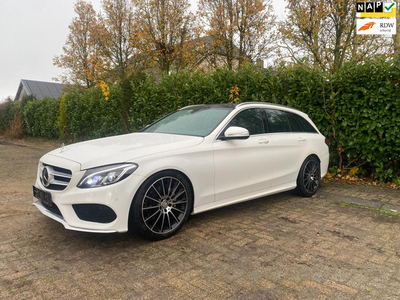 Mercedes-Benz C-klasse Estate 200T Estate Automaat AMG pakket Leer Pano-dak 2015