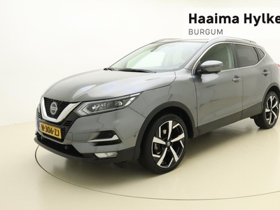 Nissan Qashqai 1.3 DIG-T Tekna | Cruise control adaptief | Trekhaak | LED koplampen | Parkeersensor voor en achter | Navigatiesysteem full map | Rondomzicht camera