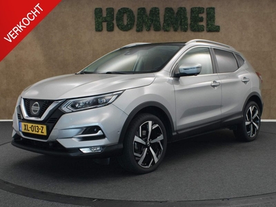 Nissan Qashqai 1.6 Tekna - ORIGINEEL NEDERLANDSE AUTO - TREKHAAK (1.500 KG GEREMD TREKGEWICHT) - NAVIGATIE - PANORAMADAK - PARKEERSENSOREN VOOR EN ACHTER - CRUISE CONTROL - EXTRA WINTERSET MET VELG