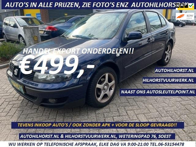 Seat Toledo 1.6 Signo DIVERSE CROSS / UITSLUITEND OP TELEFONISCHE AFSPRAAK, ELKE DAG VA 9:00-21:00