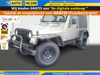 Jeep Wrangler 4.0i Hardtop ✅AIRCO✅AUTOMAAT✅YOUNGTIMER✅HARDTOP✅