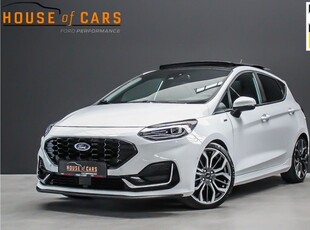 Ford Fiesta 1.0 155pk Hybrid ST-line Vignale |fabrieksgarantie tot 2027|panoramadak|18 inch velgen|led koplampen|winterpakket|camera|