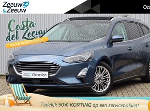 Ford Focus Wagon 1.5 EcoBoost Titanium Business automaat | Elektrisch Panoramadak | Trekhaak | Winterpack | Adaptieve Cruise Control | Achteruitrijcamera | B&O Audio |