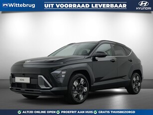 Hyundai KONA 1.6 GDI HEV Premium Met Lederen Bekleding, Stoelverwarming en Navigatie Uit voorraad leverbaar!