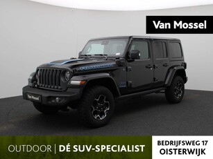 Jeep Wrangler 2.0T Rubicon 380 4x4 PHEV | UITNEEMBAAR DAK | NAVIGATIE | LEDER | CAMERA VOOR+ACHTER | ALPINE AUDIO | STOELVERWARMING | STUURWIEL VERWARMD | LED KOPLAMPEN | ADAPTIVE CRUISE CONTROL | KEYLESS | CLIMATE CONTROL |