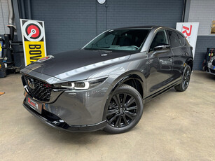 Mazda CX-5 2.0 SkyActiv-G 165 Homura Aut,360 Camera,ACC,HUD,Blis,Lane Asist,Apple Carpl,Navi,Climate Contr,Stuur-stoel verwarming