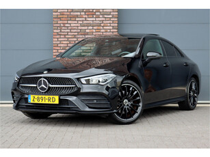 Mercedes-Benz CLA-Klasse 250 e AMG Line Aut8, Panoramadak, Memory, Stoelverwarming-/ventilatie, Exclusiefpakket, Leder, Surround Camera, Dodehoekassistent, Cruise Control, Etc.