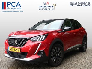 Peugeot 2008 130 pk Benzine * AUTOMAAT * GT-Line * Navigatie * 1/2 Leder * 8-Traps Automaat * Dodehoek Bewaking * Parkeer Camera * L.M. Velgen * Zwart Dak *