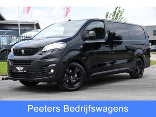 Peugeot e-Expert Black Edition L3 75 kWh Camera, Cruise, Multimedia, Automaat, 136PK, Carplay, 2 x Schuifdeur, Betimmering,