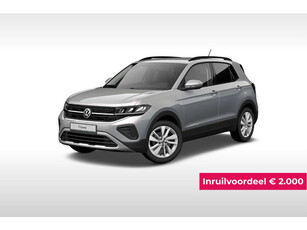 Volkswagen T-Cross Life Edition 1.0 TSI 95 pk 5 versn. Hand · Incl. Voorraadkorting